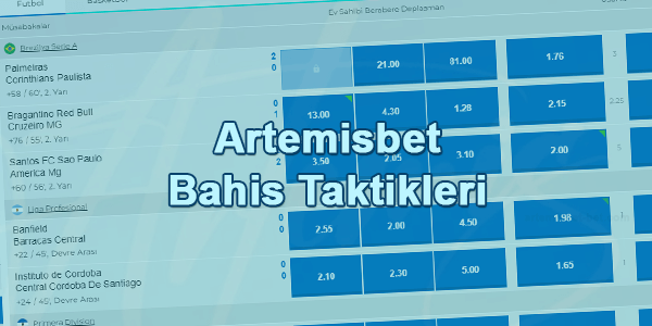 Artemisbet Bahis Taktikleri